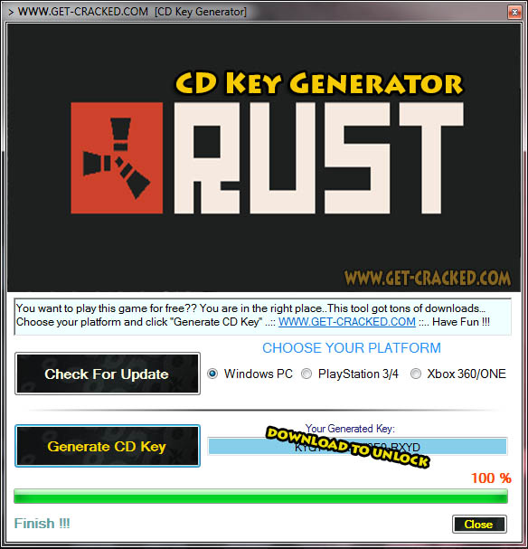 rust key generator download